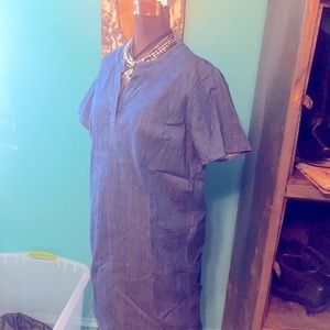 🍀NWOT Lands end denim dress